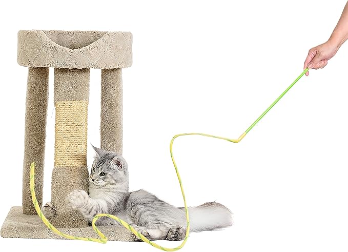 RompiCatz Rustlin' Mylar Teaser Wand and Interactive Cat Toy, Wiggler