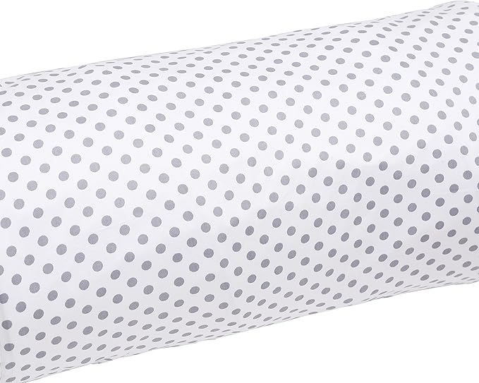 Cat Tunnel,Large Cat Tunnel for Indoor Cat, Kitten Toys Collapsible 3 Ways Play Toy, Pet Tube Hideaway Tunnel with Ball for Cats Rabbits Kittens(White Gray Dot Large)