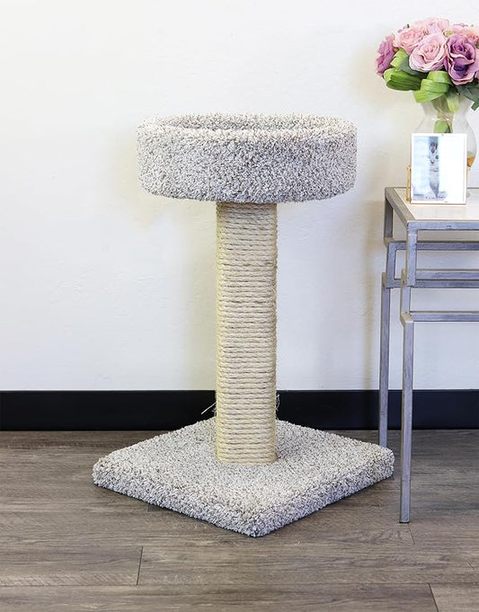 New Cat Condos Cat Scratching Post with Sleeping Perch