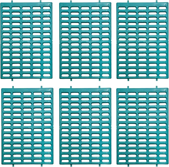 Saguaro Acres Rabbit Cage Resting Mat - Pack of 6 (Teal)