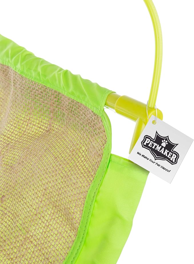 PETMAKER Interactive Cat Toy Rocking Activity Mat- Swing Playing Station with Sisal Scratching Area, Hanging Toy, Rolling Ball for Cats and Kittens