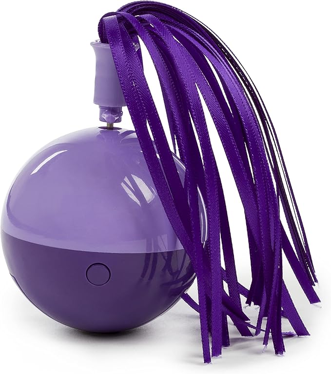 SmartyKat Twirly Top Electronic Motion Ball Cat Toy, Battery Powered - Randomly Selected Color, One Size