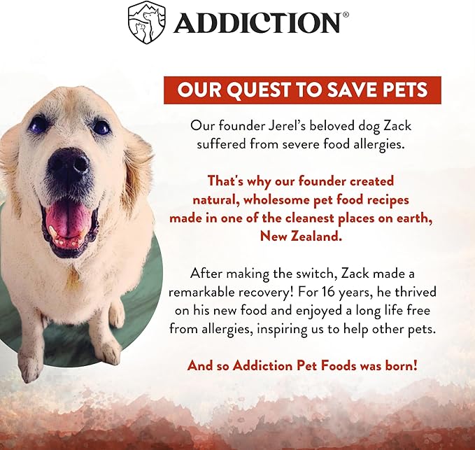 Addiction Wild Islands Forest Meat Dry Cat Food, Premium Venison Recipe with High-Protein & Grain-Free Formula for Primal Cat Nutrition - 10lbs