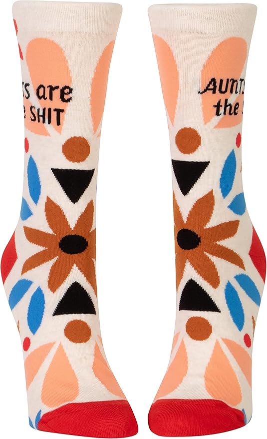 Blue Q Women's Funny Novelty Crazy Crew Socks with Sayings
