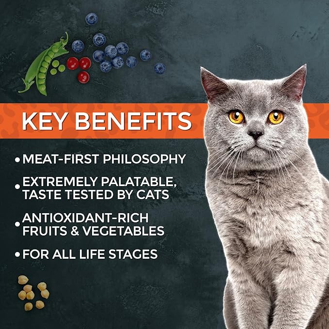 Fussie Cat Market Fresh Turkey Recipe, Dry Cat Food, 10lb Bag