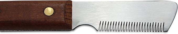 Mars Coat King Professional Dog Stripping Knife Grooming Tool, Fine Slant Tooth with Tapered Edge, Right-Handed