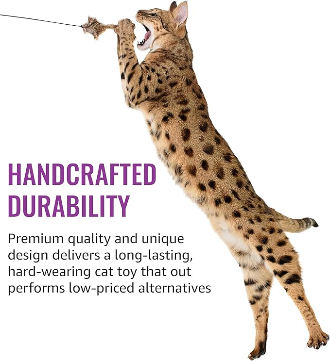 RompiCatz Critter Collector Series Teaser String and Interactive Cat Toy Attachment, Brawny Mouse