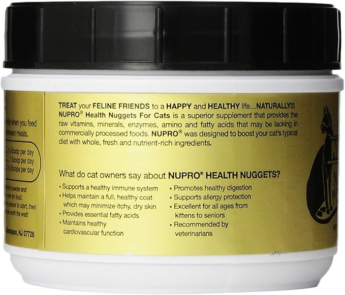 Nupro Health Nuggets for Cats (1lb jar)