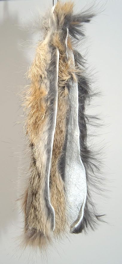 Ribbon, Leather and Fur Attachment Cat Toys - Fit Wildcat and Popular Bird and Catcher Type Wands/Poles (Rabbit Fur Chaser)