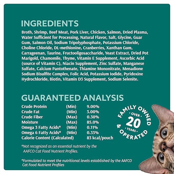Optimeal® Grain Free Tender Morsels with Real Shrimp & Salmon in Savory Sauce Adult Wet Cat Food