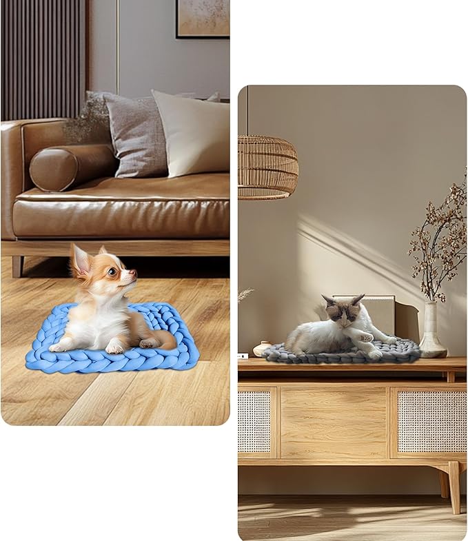 Handmade Chunky Cat Window Sill Bed/Dog Bed. Windowsill Bed for Indoor Cats. Cat/Dog Lover Gift.