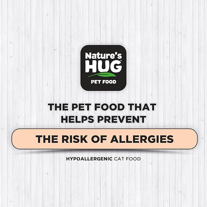 Nature's HUG Dry Cat Food, for Senior-All Breeds, 10 lb. Bag, Just Like Chicken Recipe, Grain Free & Hypoallergenic, Supports Microbiome Health, Sustainable Complete Protein & Balanced Nutrition