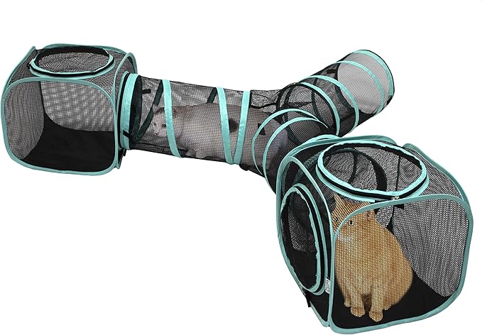 Kitty City Outdoor Catio Mega Kit for Cats, Replacement Parts, and 10' Tunnels