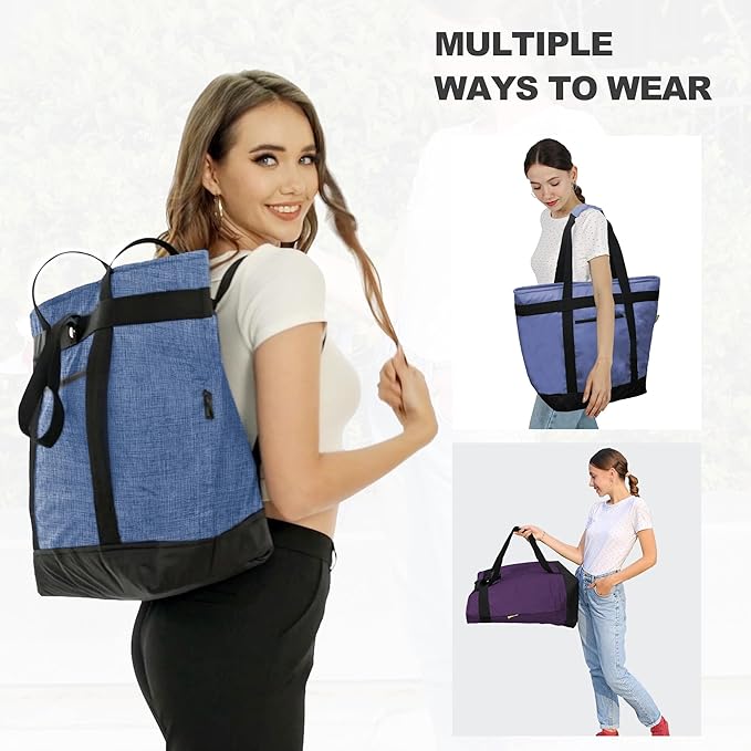 BeeGreen Insulated Cooler Bag Leakproof Freezer Shopping Tote for Groceries Thermal Food Delivery Bag