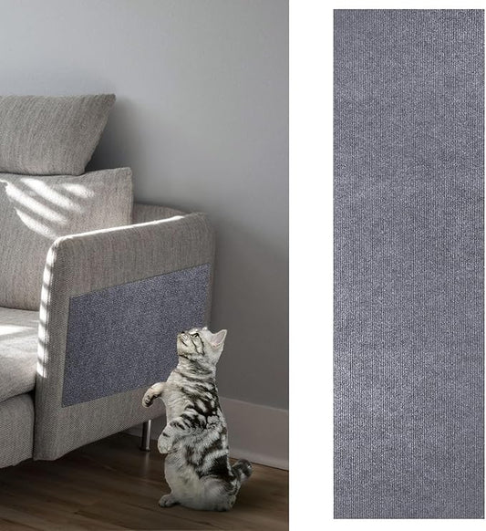 Climbing Cat Scratcher Mat, DIY Climbing Cat Scratcher Cat Scratching Post Wall Cat Scratcher Self Adhesive Scratch Pad for Tree Cat Shelf Steps Couch Furniture DIY Protector