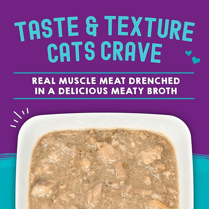 Stella & Chewy’s Carnivore Cravings Savory Shreds Wet Cat Food Pouches – Grain Free, Protein Rich Meal, Topper or Treat – Salmon, Tuna & Mackerel Recipe (2.8 Ounce Pouches, Case of 12)