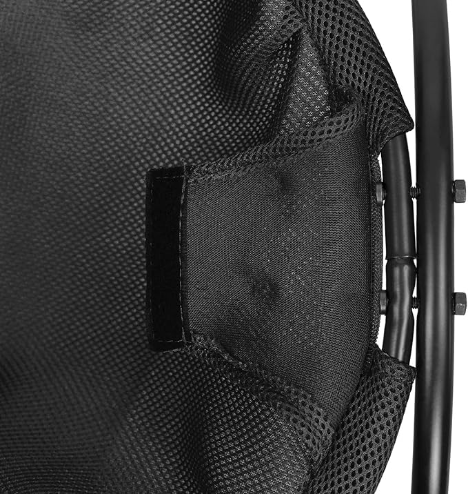 MW Cat Bed Dog/Pet Hammock Bed Free-Standing Cat Sleeping Cat Supplies Pet Supplies Wash Stable & Breathable Indoors Outdoors (Black)