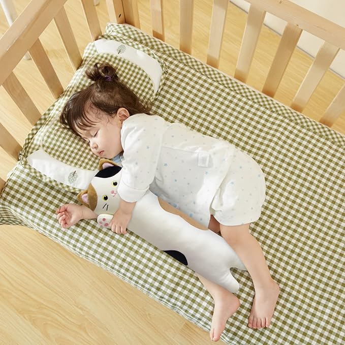 Long Cat Plush Boby Pillow, 22inch Kawaii Cartoon Cat Boby Pillow Kitten Stuffed Animals for Girls, Cute Sleeping Gift for Kids, Toddler, Adult Birthday Gifts