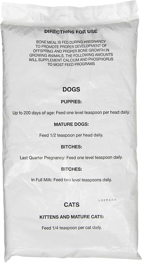 Bone Meal Steamed Bag Supplement, 1-Pound