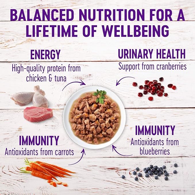 Wellness Healthy Indulgence Gravies Grain-Free Wet Cat Food, Made with Natural Ingredients and Quality Proteins, Complete and Balanced Meal, 3 oz Pouches (Gravies Variety Pack, 8 Pack)