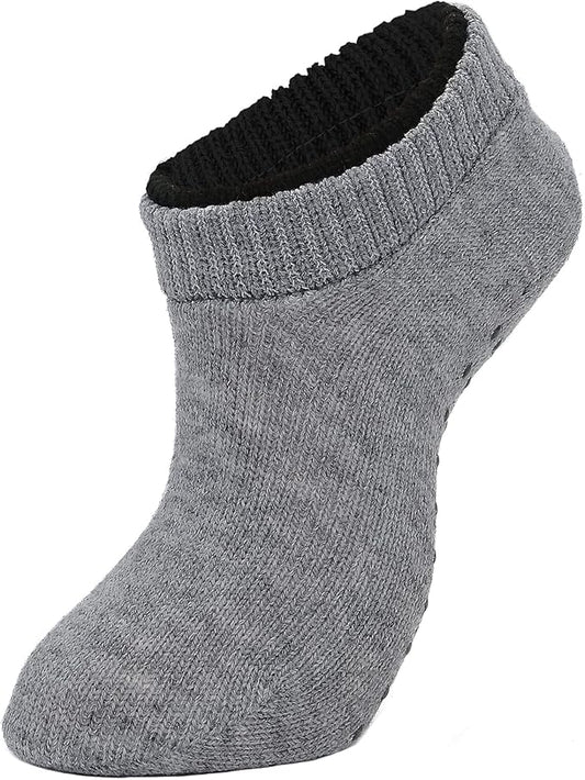 American Trends Fuzzy Socks for Women with Grippers Non Slip Christmas Socks