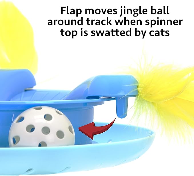 Kitty City Swat Track Cat Toy, 3 Toys in 1 Cat Toy, Deluxe and Basic Cat Toy Box, Ball Track