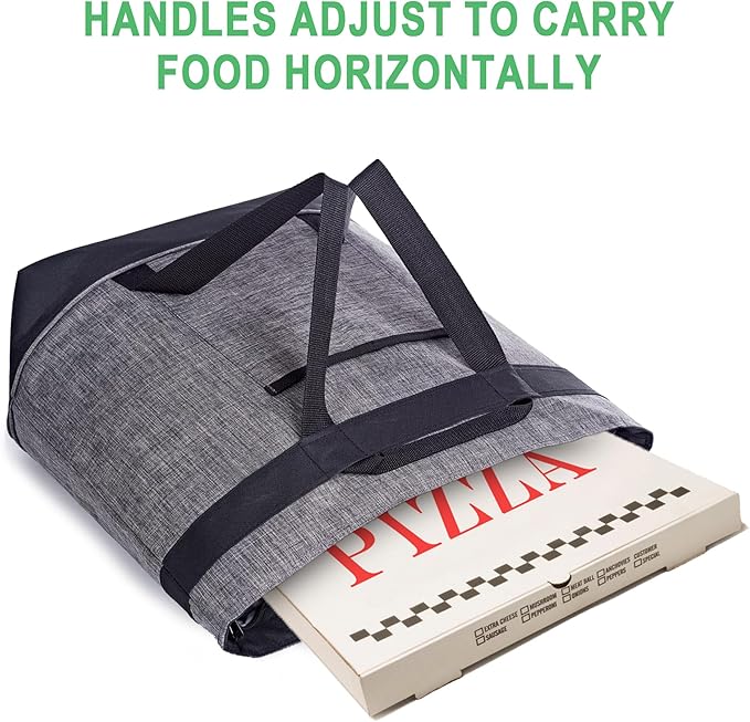 BeeGreen Insulated Cooler Bag Leakproof Freezer Shopping Tote for Groceries Thermal Food Delivery Bag