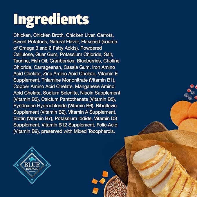 Blue Buffalo Freedom Grain-Free Adult Wet Cat Food, Complete & Balanced Nutrition for Indoor Cats, Made with Natural Ingredients, Chicken Recipe, 3-oz. Cans (24 Count)