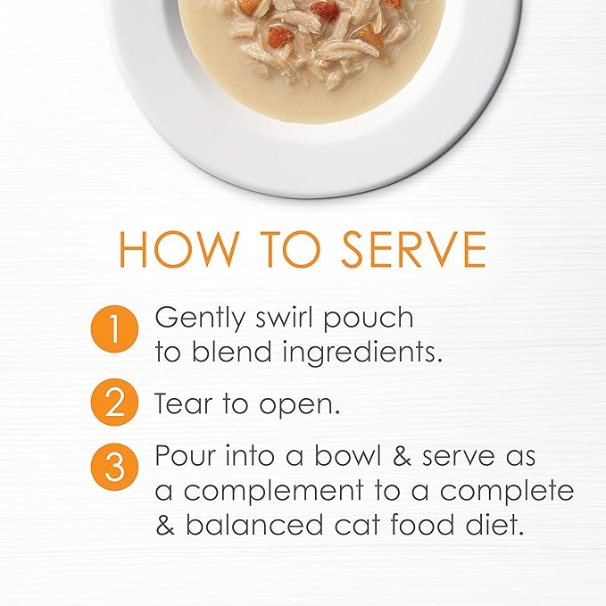 Purina Fancy Feast Lickable Wet Cat Food Broth Topper, Creamy With Chicken and Vegetables - (Pack of 16) 1.4 oz. Pouches