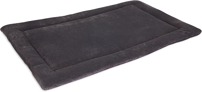 Petmate Aspen Pet Rectangular Kennel Mat, Dark Gray, for 36" Crates