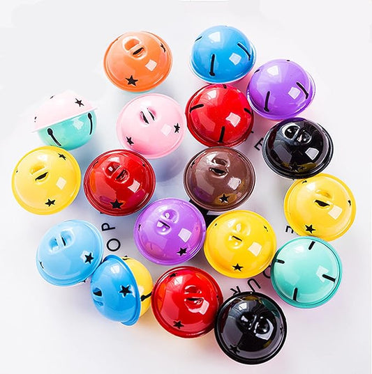 Cat Toy Balls with Bell Jingle Mental Balls for Cats Kittens Interactive Cat Toys 12 PCS Assorted Color
