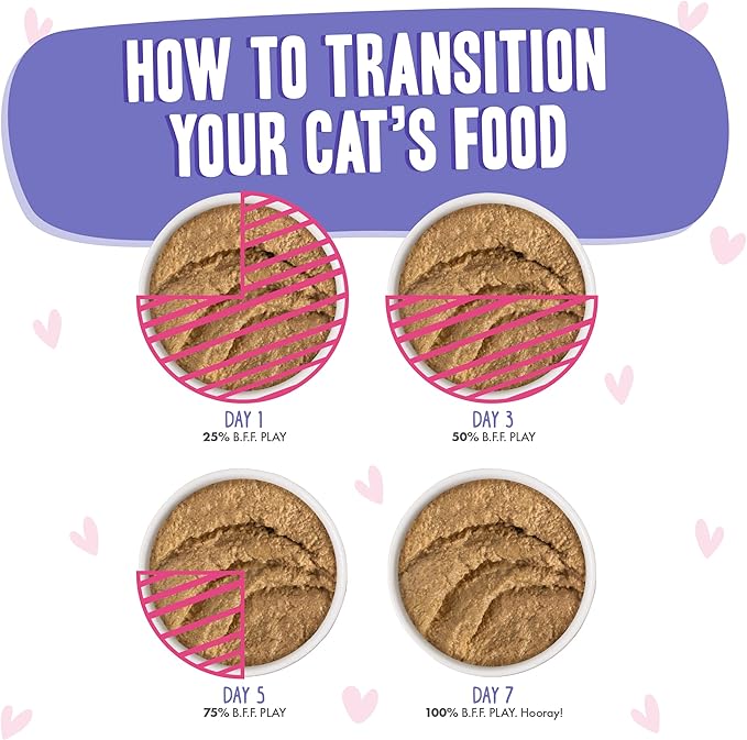 Weruva B.F.F. Play - Best Feline Friend Paté Lovers, Aw Yeah!, Tuna & Beef Blast Off! with Tuna & Beef, 3oz Pouch (Pack of 12)