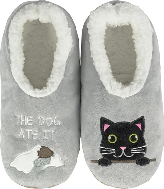 BenSorts Fuzzy Slipper Socks for Women Funny House Slippers with Grips