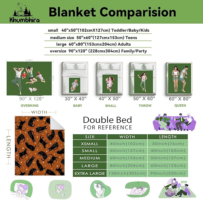 Cute Black Cats Blanket Gifts for Cat Lovers Girls, Halloween Throw Stars Plush Moon Blankets for Women Lightweight Flannel Fleece Christmas Bedding for Bed Couch Chair Gift for Baby 40x30In Pet