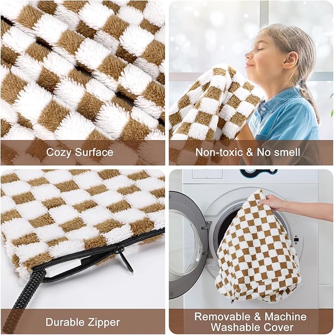 MIXJOY Pet Heating Pad, 11 Adjustable Temperature Dog Heating Pad Indoor with Timer, Heating Pad for Dogs Cats, Electric Cat Heating Pad with Washable Cover, Heated Pet bed-35''x24'', Large