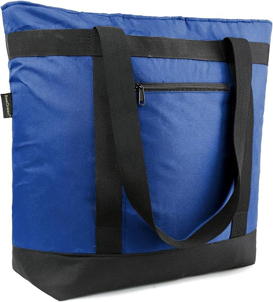 BeeGreen Insulated Cooler Bag Leakproof Freezer Shopping Tote for Groceries Thermal Food Delivery Bag