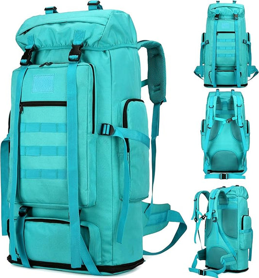 100L Hiking Backpacks Men Women Tactical Gear Back Pack Molle Bag Rucksack