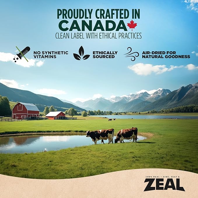 ZEAL Canada Air-Dried Chicken Recipe for Cats - High Protein, Natural Superfoods, Nutrient Rich, No Fillers, Grain Free, Complete & Balanced (Chicken, 14.1 oz)