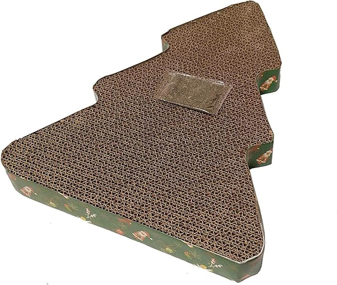 Midlee Christmas Tree Shaped Cat Scratcher