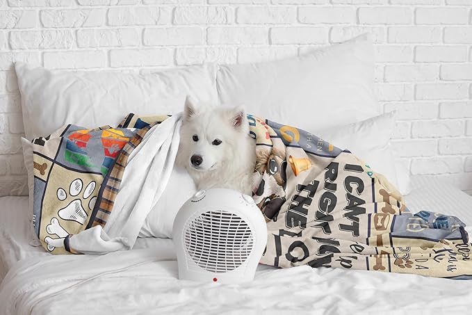 Dog Mom Gifts for Women, Dog Lovers Gifts, Presents for Dog Lovers/Moms Women, Doggie Blanket 50"x60", Presents from Doggie to Mom