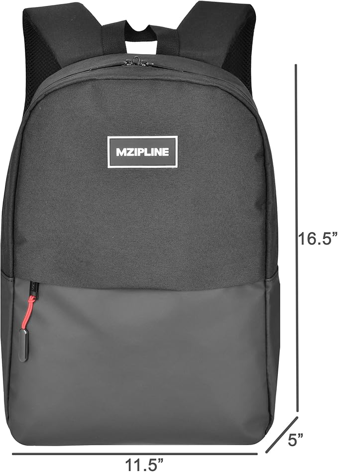 Backpack Bag-Smell Proof-Classics Casual Travel Daypack Travel bags for College Student Men & Women Work (Black/Black)