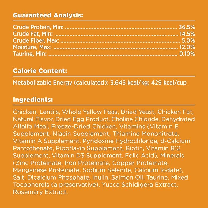 BIXBI Rawbble Dry Food Chicken Recipe for Cats, 3lb