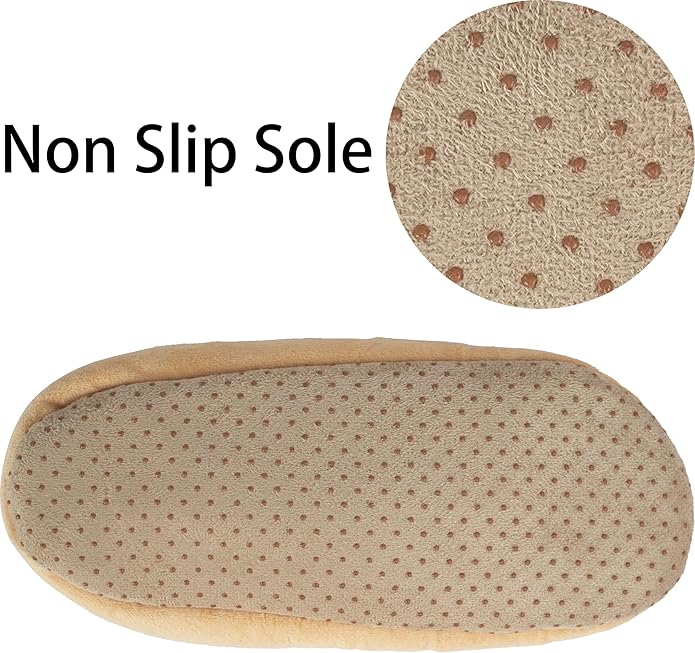 BenSorts Fuzzy Slipper Socks for Women Funny House Slippers with Grips