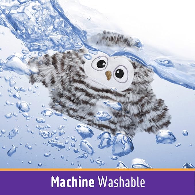 Interactive Cat Toy Rechargeable Automatic Chirping Owl Cat Toy with Catnip, Auto Beating Wings Flying Bird Cat Toys for Indoor Cats to Play Alone, Never Boredom