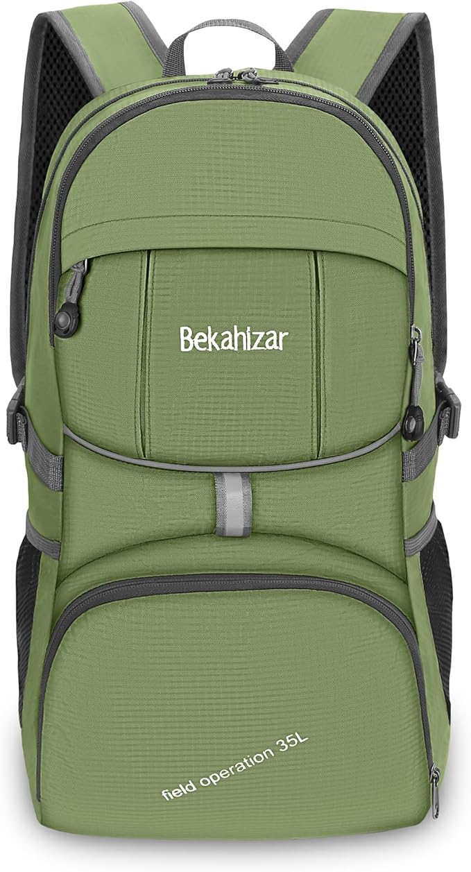 35L Lightweight Backpack Foldable Hiking Daypack Packable Travel Day Bag for Men Women Outdoor Walking Camping