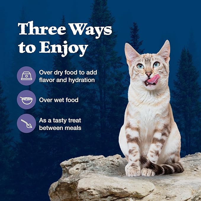 Blue Buffalo Wilderness Wild Cuts Grain-Free Wet Cat Food, Meal Toppers Made with Natural Ingredients, Tasty Chicken Morsels in Savory Gravy, 3-oz. Pouches (24 Count)