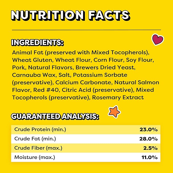 Temptations Tender Fills Grilled Salmon Flavor Crunchy and Soft Adult Cat Treats, 2.1 oz. Pouch (Pack of 12)