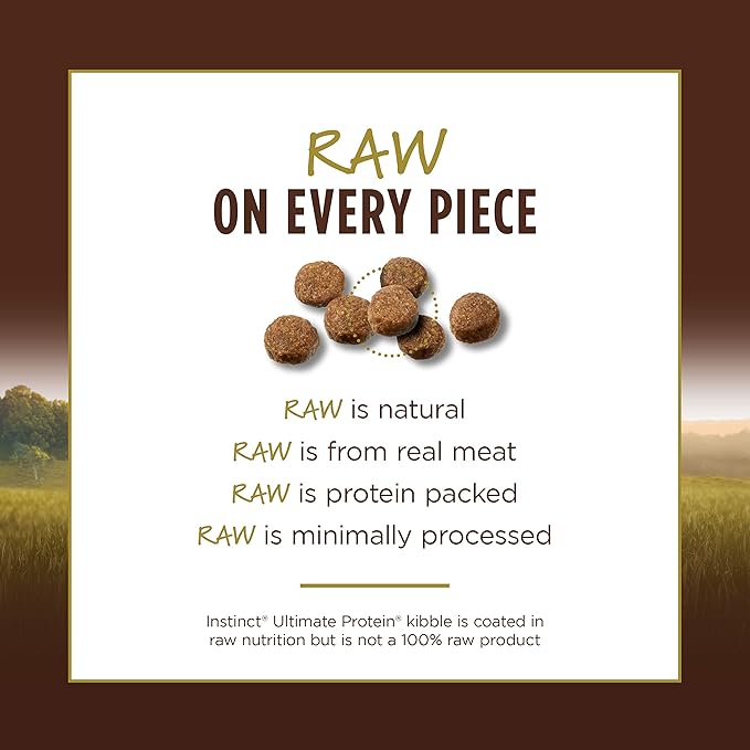 Instinct Ultimate Protein, Natural Dry Cat Food, Grain Free Recipe - Cage Free Duck, 4 lb. Bag