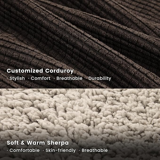 Miguel Washable Cat Beds for Indoor Cats with Removable Cushion, Easy to Wash Small Pet Sofa Bed with Side, Rectangle Bolster Kitten Bed Calming Cuddle Puppy Bed with Anti-Slip Bottom, Brown 20 Inch