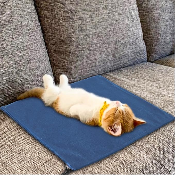 Outdoor Heating Pad for Cats,Cat Warming Pad for Feral Cats Outside, Cat Warmer with Timer, Pet Heating Pads for Cats Indoor,Electric Heating Pad for Outdoor Cat House,Heated Cat Pad
